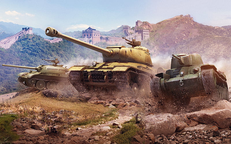 World Of Tanks Chinese Tanks, world-of-tanks, xbox-games, games, ps4-games, pc-games, HD wallpaper