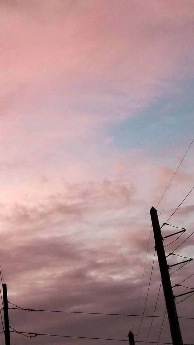 Suburbia , city, clouds, pink, sunset, HD phone wallpaper