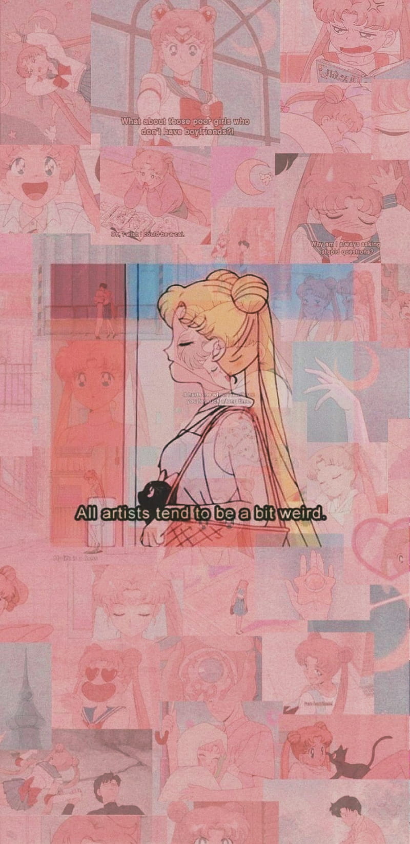 Download Pink Anime Aesthetic Sailor Moon Wallpaper  Wallpaperscom