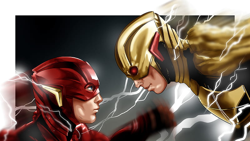 Flash Vs Reverse Flash , flash, superheroes, artist, artwork, digital-art, behance, HD wallpaper