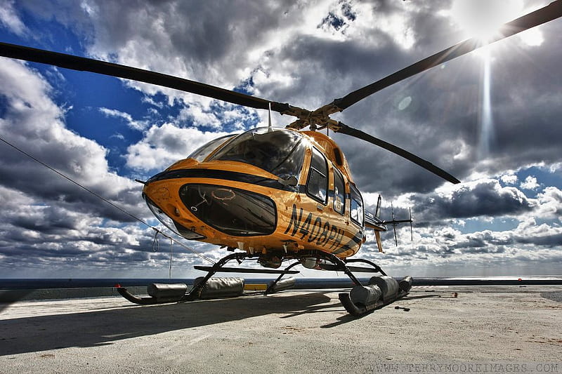 Helcopter, altitude, air, HD wallpaper