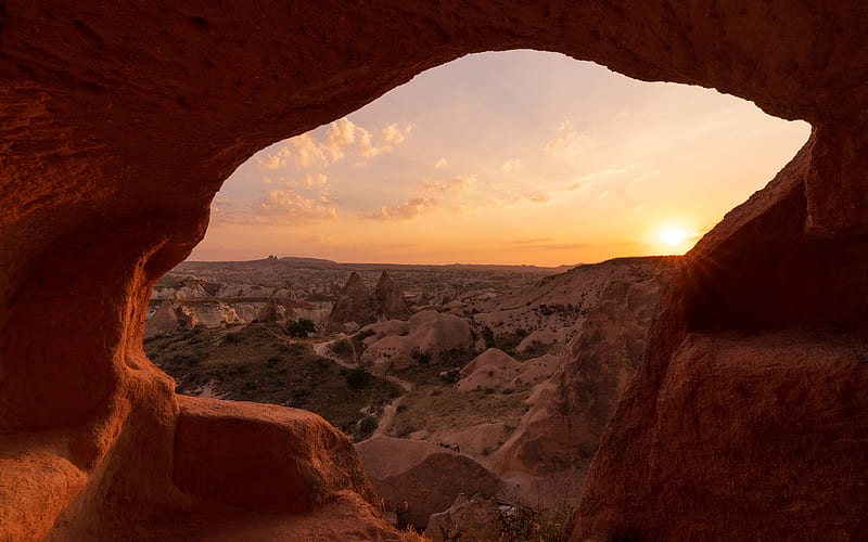 Canyon in Rose Valley, Cappadocia, Turkey Stock Image - Image of mountains,  places: 110658855