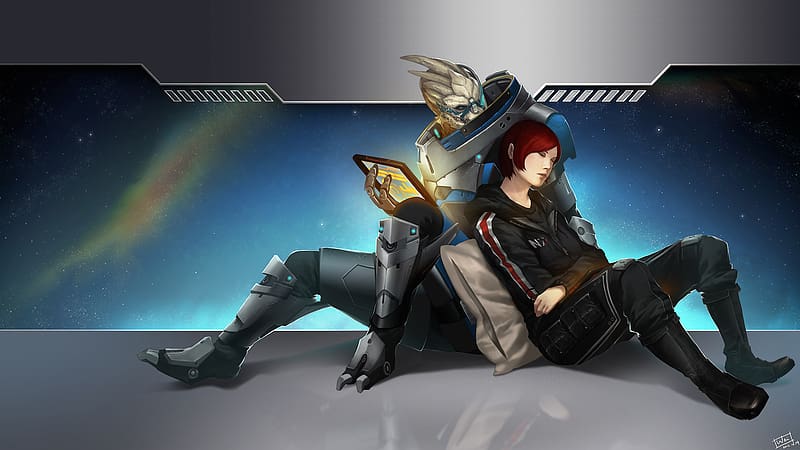 Mass Effect, Video Game, Mass Effect 3, Commander Shepard, Garrus Vakarian, HD wallpaper