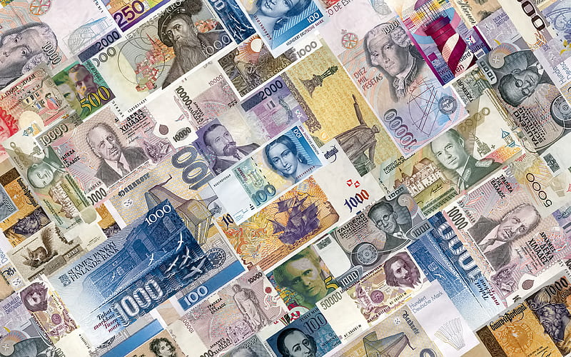 Money, bills, dollars, pesos, HD wallpaper