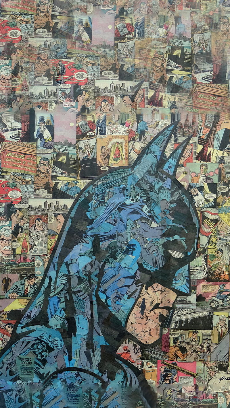 Batman comic, superhero, HD phone wallpaper