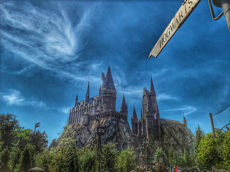 Hogwarts , harry potter, hogsmeade, universal, HD wallpaper