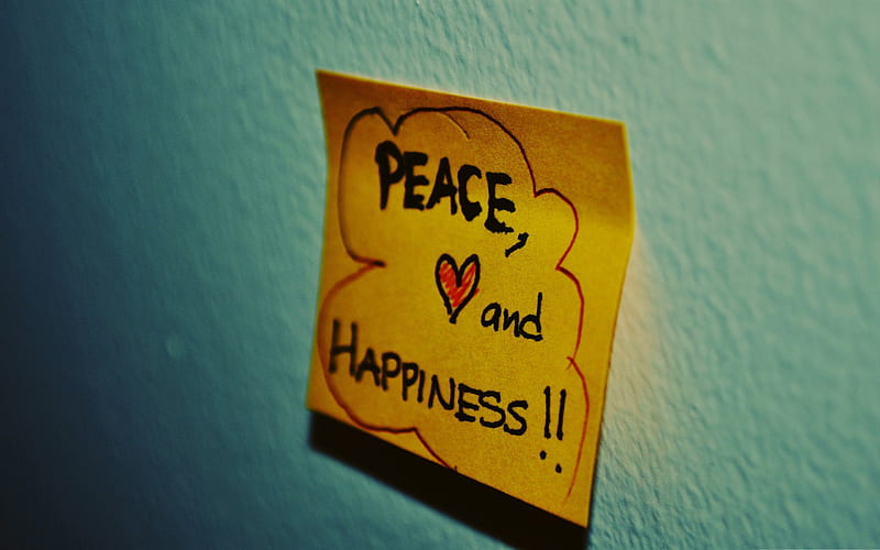 peace love and happiness-Love Series, HD wallpaper