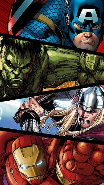 Avengers - Avenger, america, captain, hero, hulk, iron, man, the, thor, HD phone wallpaper