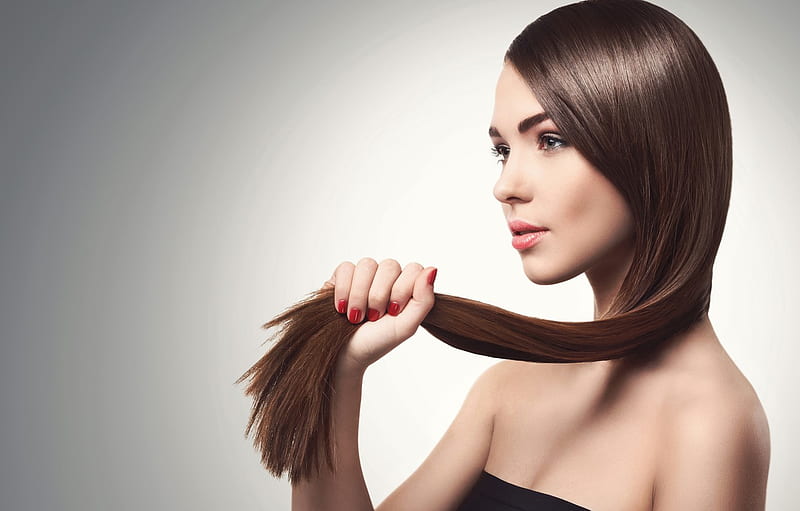 woman, hair, pose for , section девушки, Hair Treatment, HD wallpaper