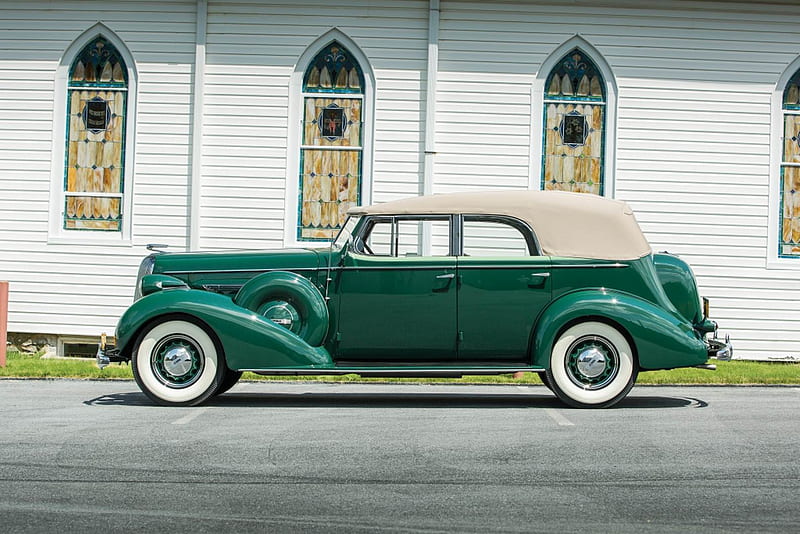 1936 Buick Roadmaster Convertible Phaeton, Old-Timer, Convertible, Buick, Car, Roadmaster, Phaeton, HD wallpaper