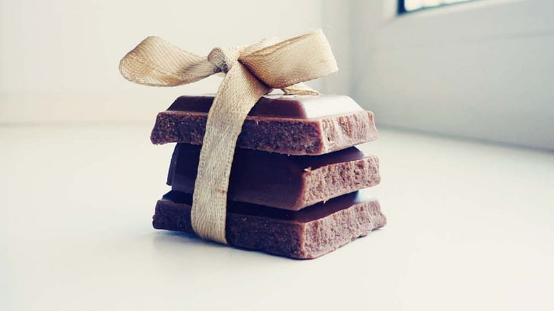 Choc Gift, choc, gift, sweet, HD wallpaper