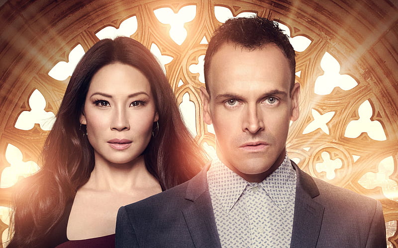 Elementary, 2019, poster, promo material, main characters, Jonny Lee Miller, Lucy Liu, American detective television series, HD wallpaper