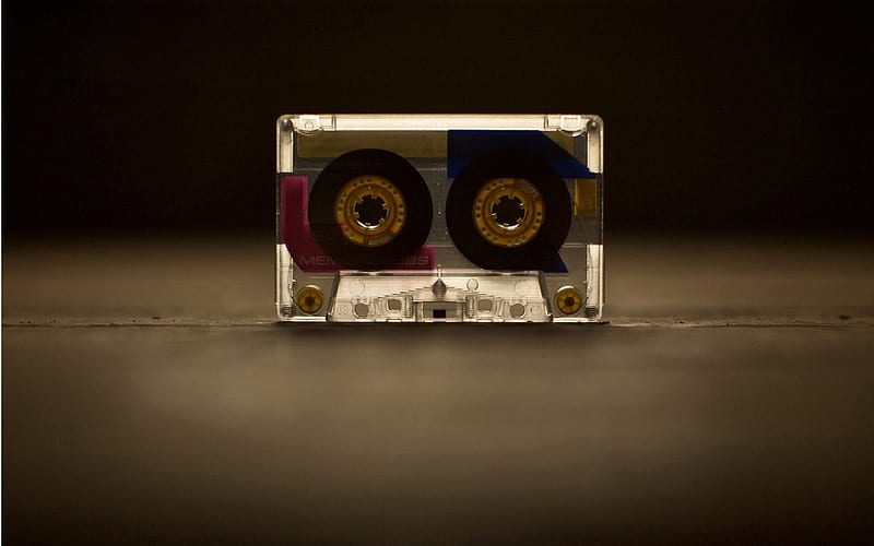 Music Cassette., cassette, graphy, tape, music, abstract, HD wallpaper
