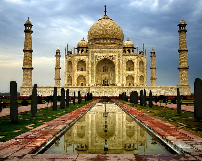 Taj Mahal , galaxy, india, landscape, nature, new, note, wonder, HD wallpaper