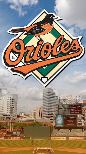 Download wallpaper wallpaper, sport, logo, baseball, glitter, checkered, MLB,  Baltimore Orioles, section sports in resolution 1024x768