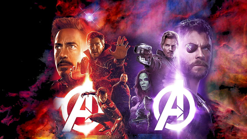 Avengers Infinity War Movie, avengers-infinity-war, 2018-movies, movies, iron-man, thor, star-lord, doctor-strange, star-lord, gamora, HD wallpaper