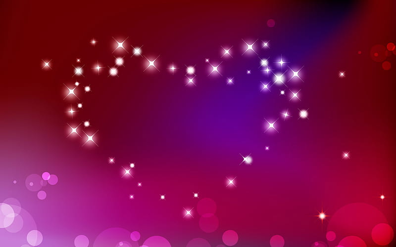 Love Tree, heart, pink, romantic, HD wallpaper