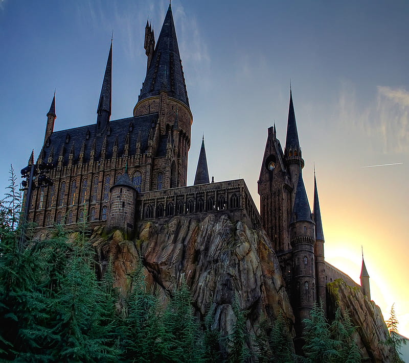 Hogwarts, castle, harry potter, HD wallpaper