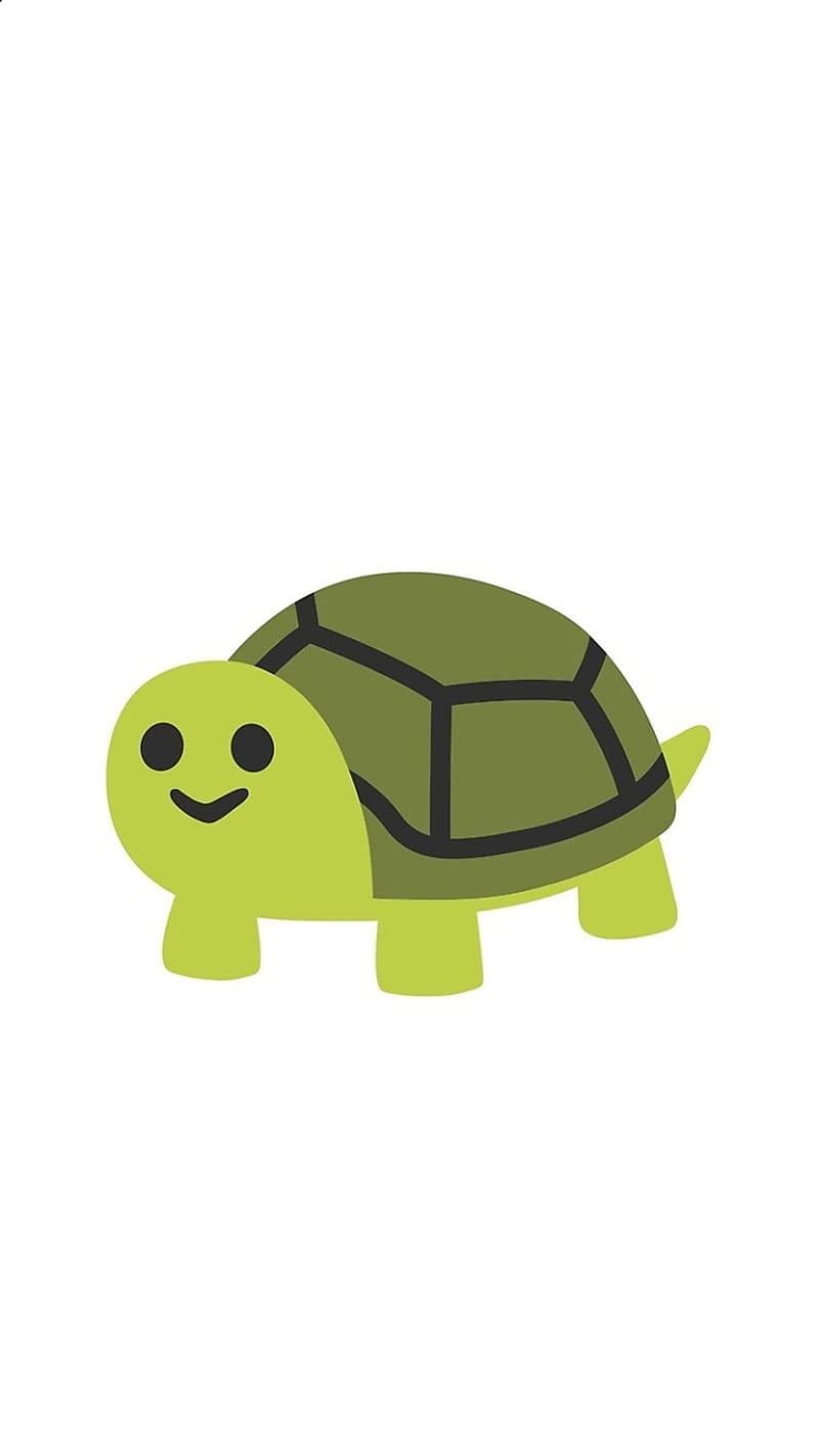 Turtle Emoji , cute, emoji, google emoji, turtle, HD phone wallpaper