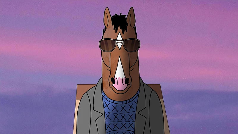 Bojack Horseman, glasses, netflix, HD wallpaper