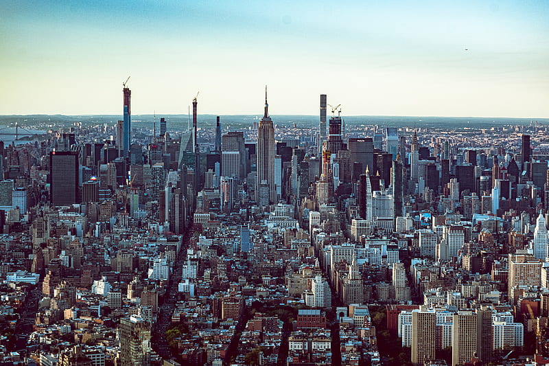 city, buildings, architecture, skyscraper, new york, usa, HD wallpaper