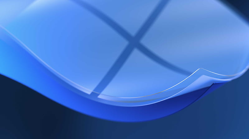 Windows 11 Dark, sky, electric blue, HD wallpaper