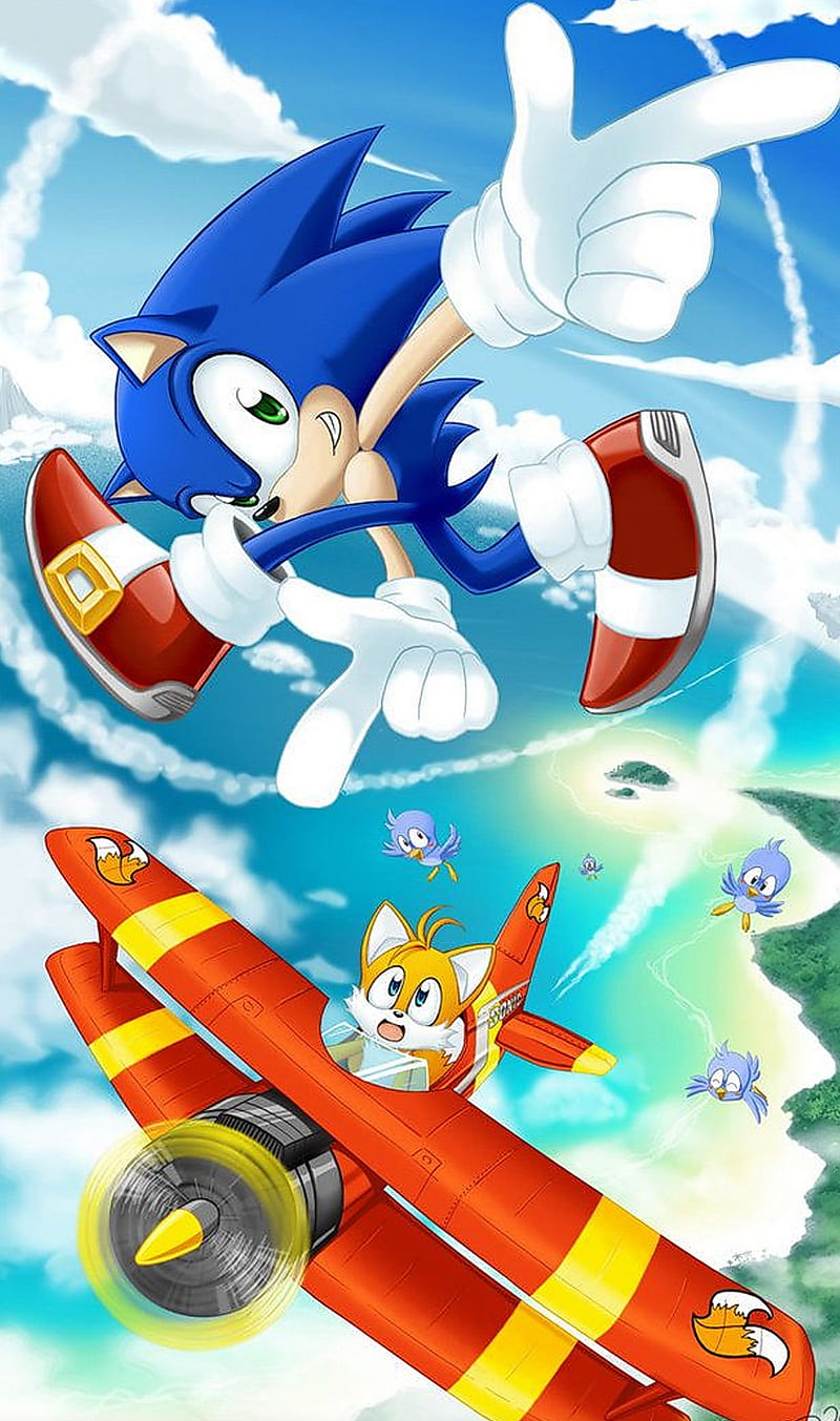 Sonic the Hedgehog 2 Tails and Sonic 4K Wallpaper iPhone HD Phone #3381g