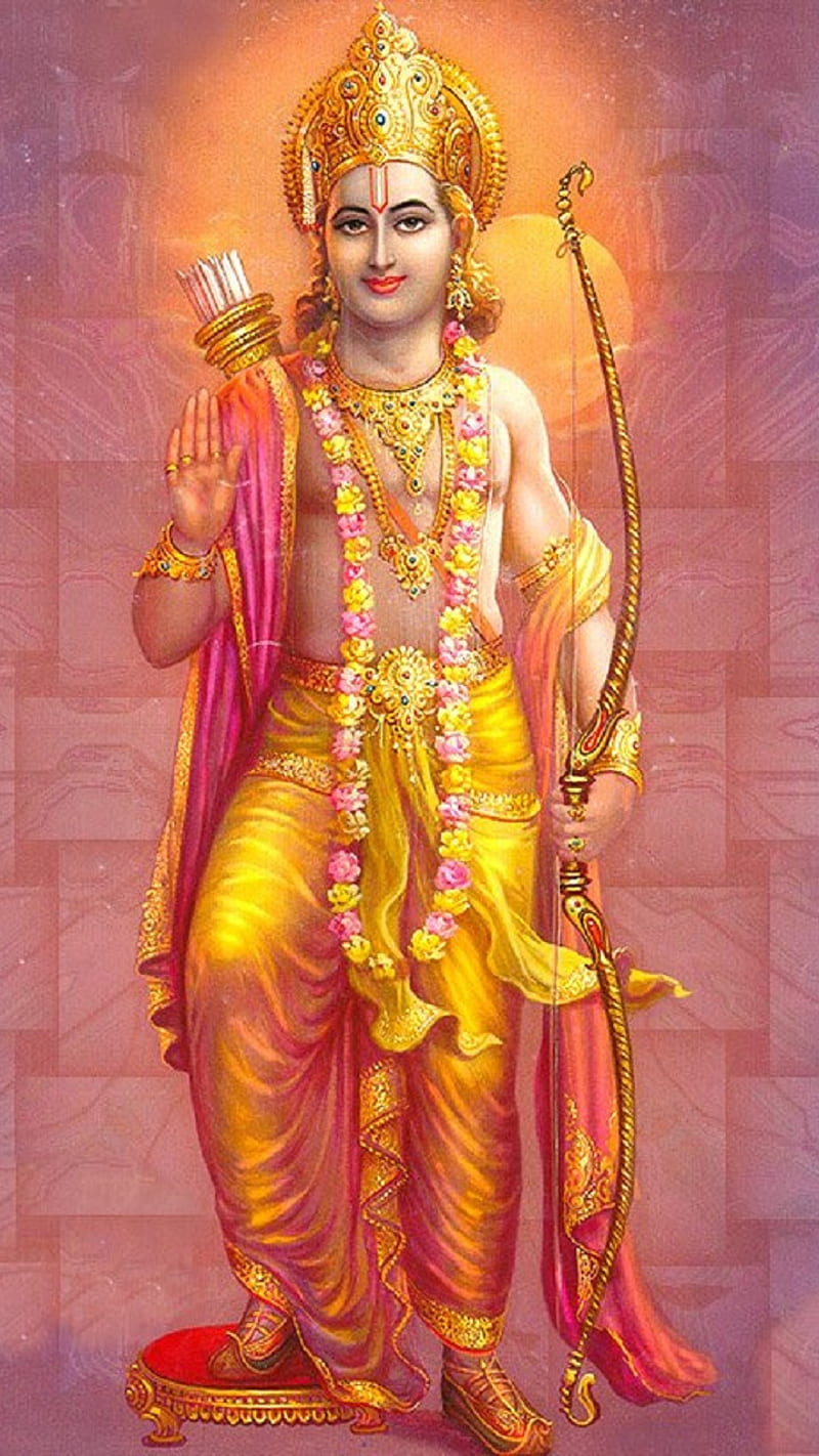 Lord Ram , lord ram, riligious, god, hindu, bhakti, devotional, HD phone wallpaper