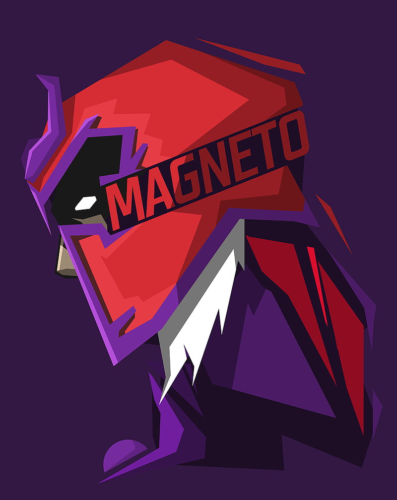 Magneto, Marvel Comics, purple, purple background, HD phone wallpaper