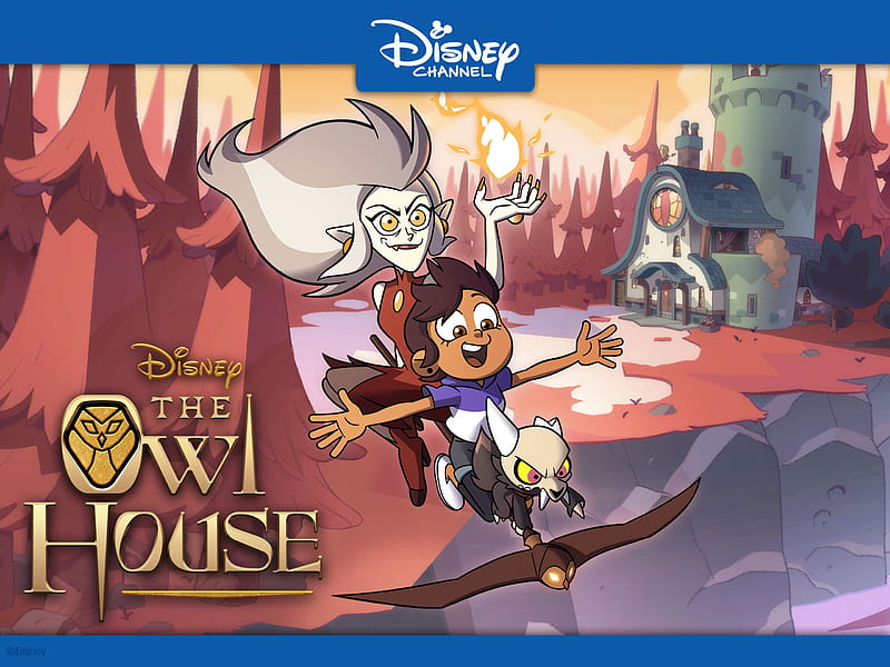 Disney The Owl House Eda Clawthorne, Luz Noceda, and King Mineral