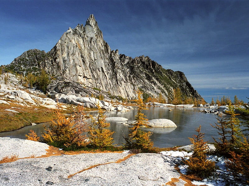 Prusik Peak And Gnome Tarn Alpine Lakes Wilderness Washington, nature, landscape, HD wallpaper