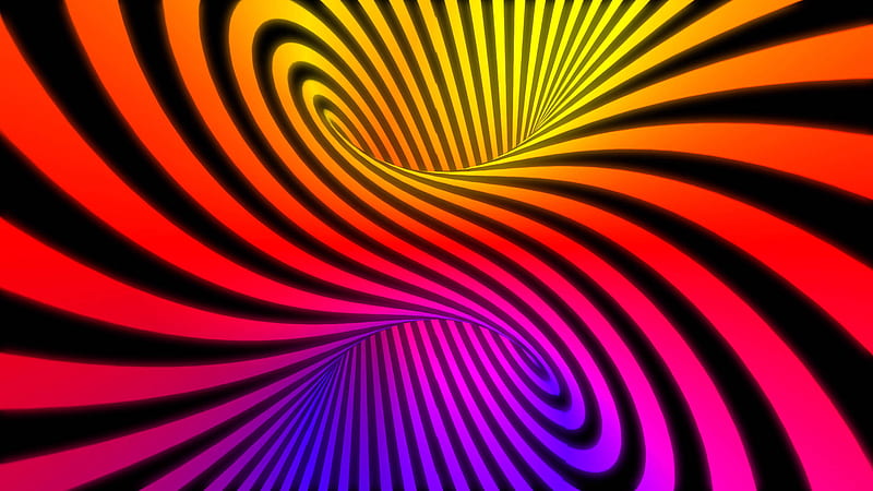 Colorful Wavy Lines Psychedelic Swirl Trippy Trippy, HD wallpaper | Peakpx