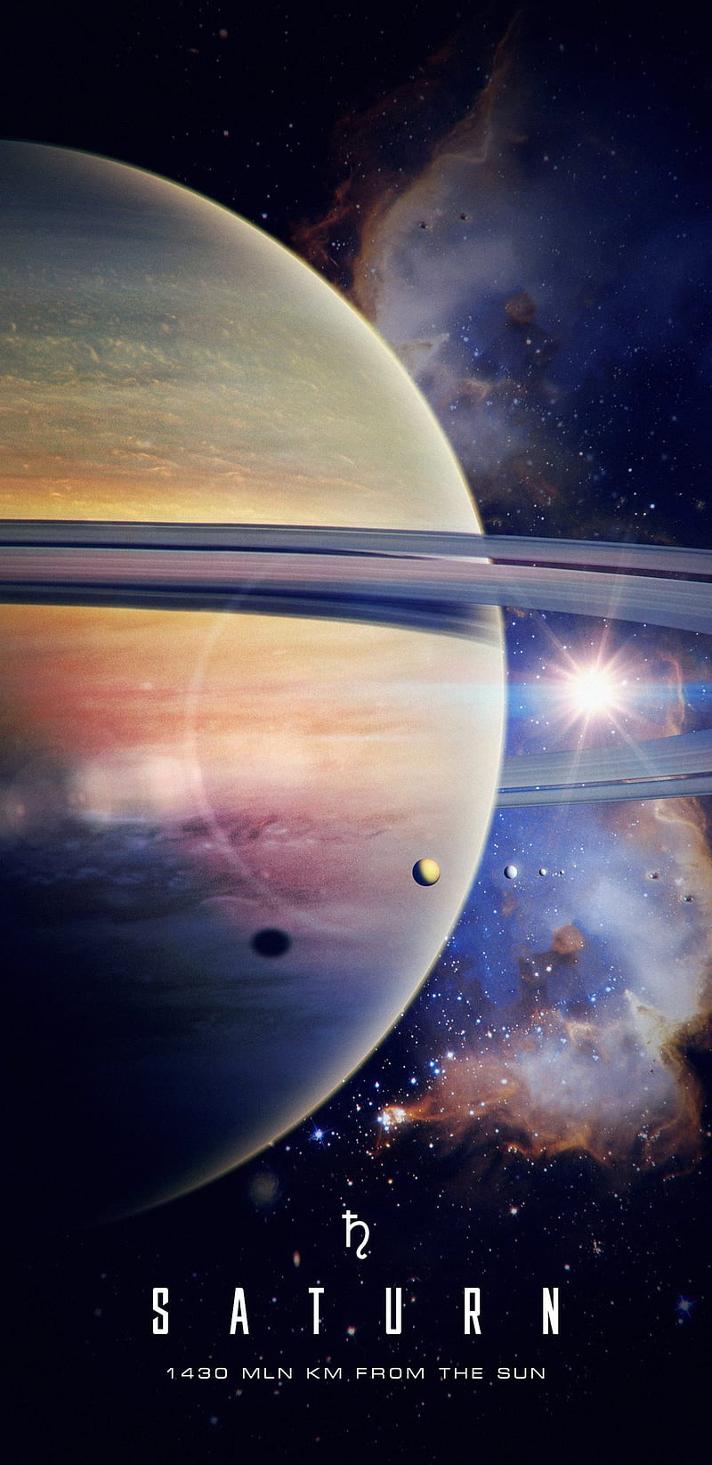 Space vibes SA, aesthetic, artist, artistic, astronaut, planets, saturn,  space aesthetic, HD phone wallpaper
