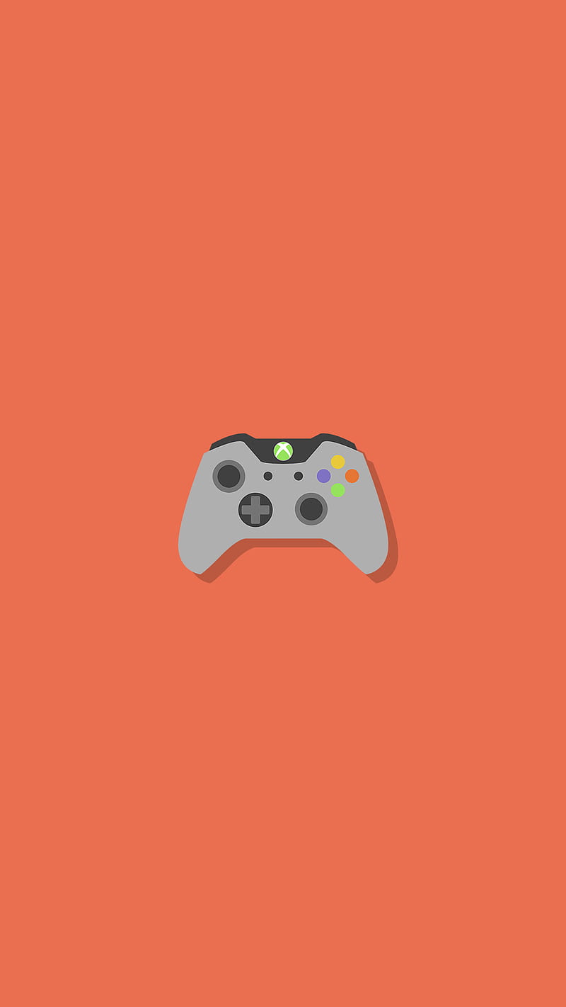Xbox Controller, 2018, controller, flat, game, minimal, one, xbox, HD phone wallpaper