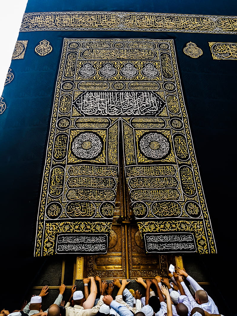 Kaaba f, great mosque of mecca, mecca, q, quality, HD phone wallpaper