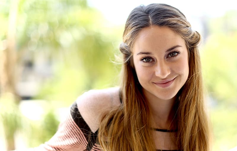 Smile, Face, Brunette, American, Celebrity, Actress, Shailene Woodley, HD wallpaper