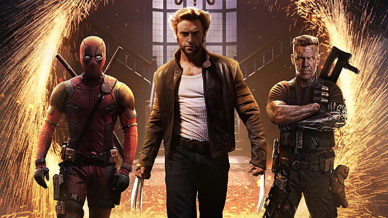 Wolverine Cable And Deadpool , wolverine, cable, deadpool, superheroes, artwork, artist, artstation, HD wallpaper
