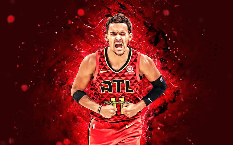 Download Trae Young Stylish Black Art Wallpaper