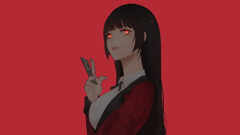 dark, anime and yumeko jabami - image #8888599 on