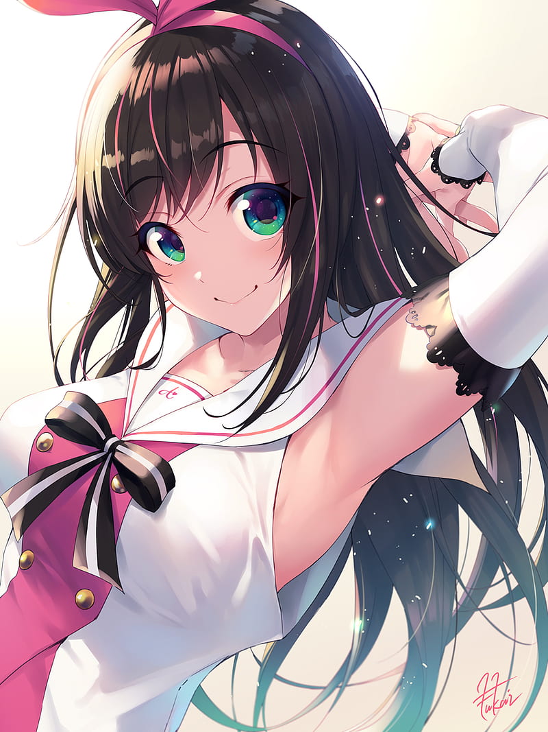 Anime girls, anime, Virtual Youtuber, Kizuna Ai, HD phone wallpaper | Peakpx