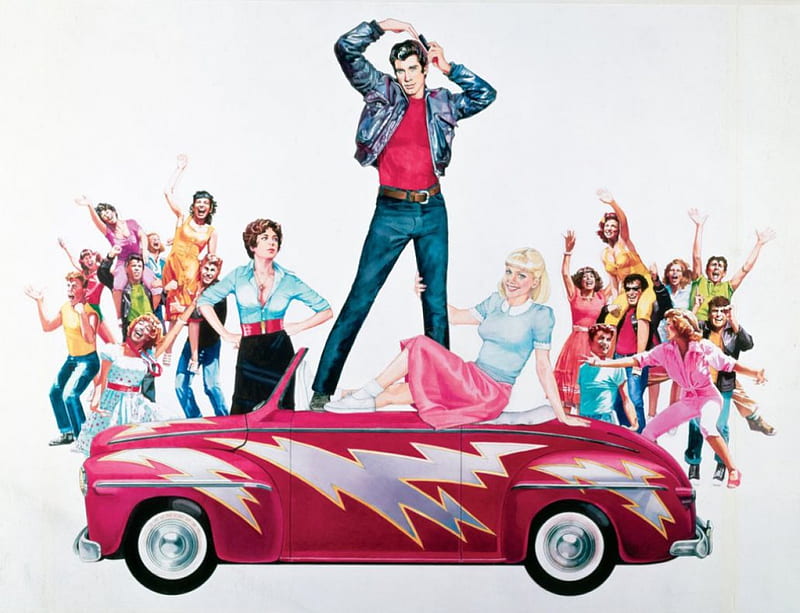 Grease is The Word, grease, grease movie, grease musical, HD wallpaper