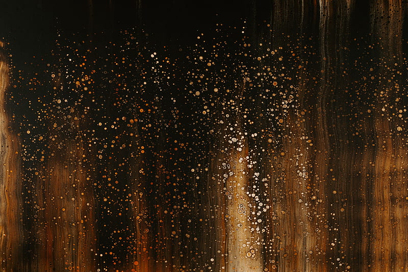 paint, spots, stains, abstraction, brown, HD wallpaper