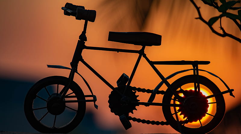 Cycle Ultra, Aero, Macro, Sunset, Bicycle, Silhouette, cycle, background, HD  wallpaper | Peakpx