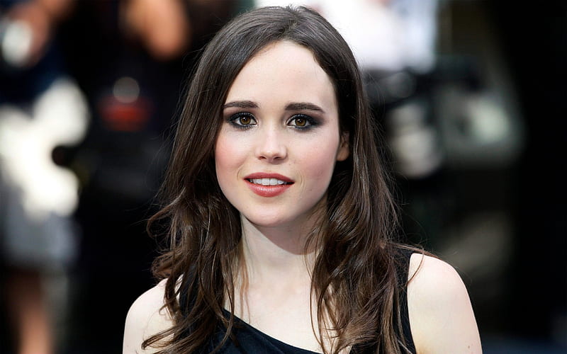 Ellen Page, wonderful, movie, talented, bonito, woman, sweet, actress, face, canadian, gorgeous, smile, smart, brown eyes, lips, cute, brunette, eyes, canada, HD wallpaper