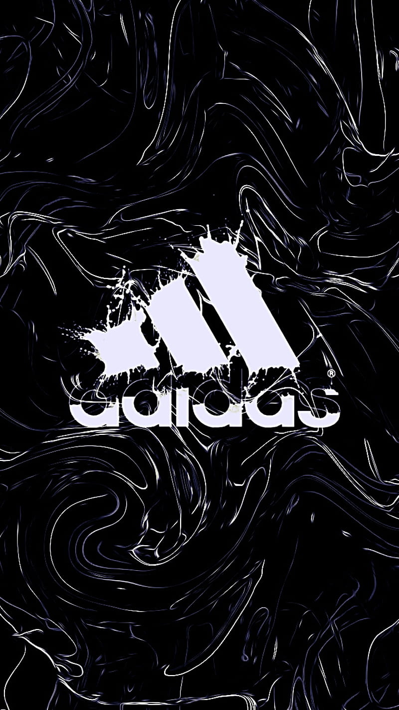 Adidas, adidas, black, logos, white, HD phone wallpaper | Peakpx