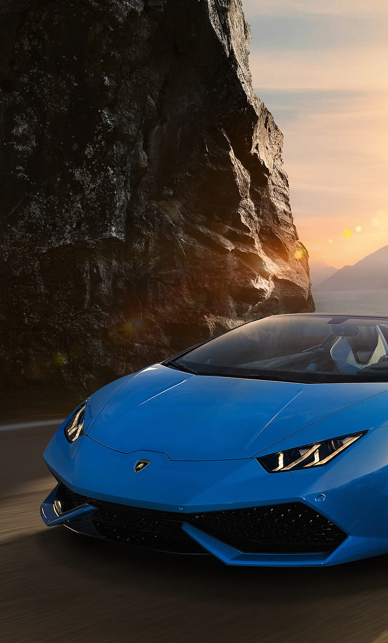 Blue lamborghini huracan Wallpapers Download