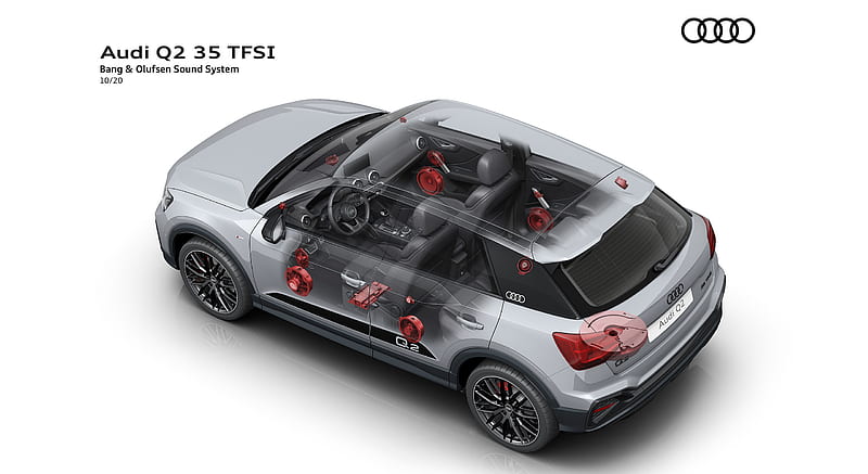 2021 Audi Q2 - Bang and Olufsen Sound System , car, HD wallpaper
