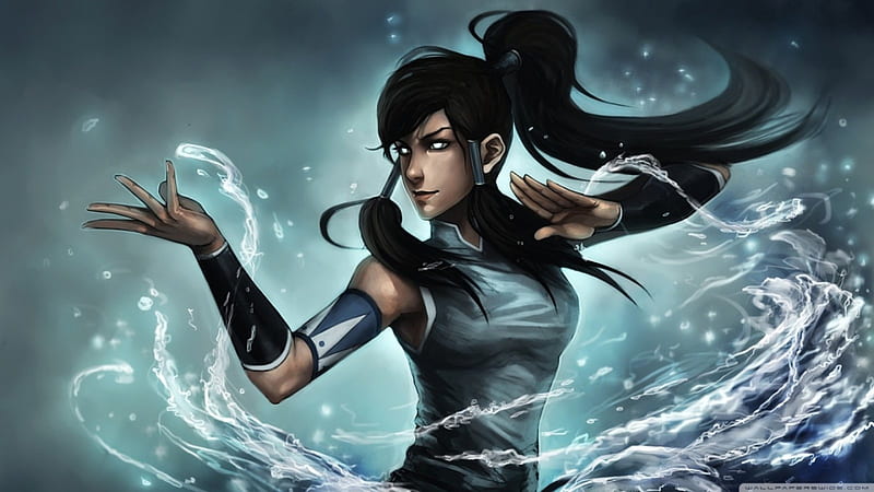 avatar legend of kora water element, element, kora, water, avatar, HD wallpaper