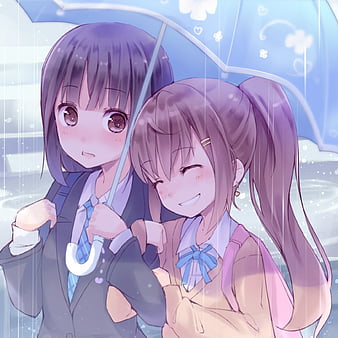 anime happy rain
