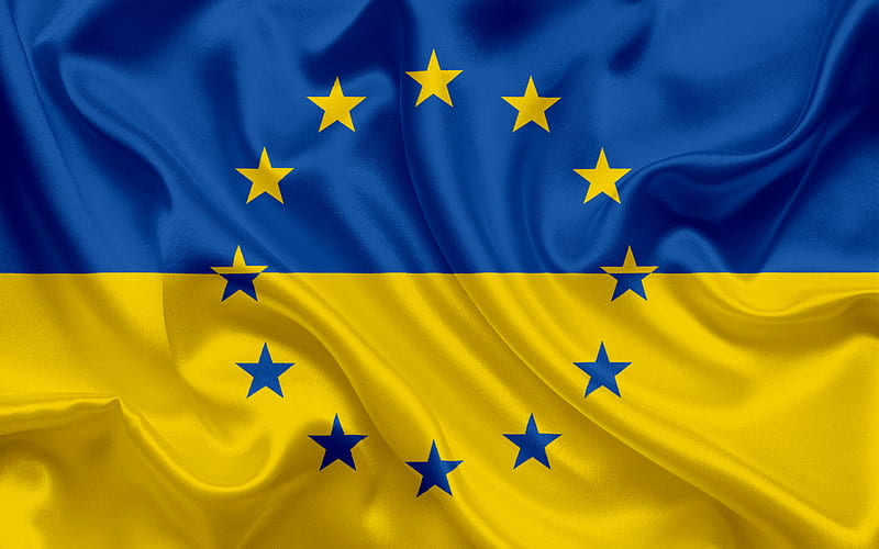 Ukraine, Europe, Ukrainian flag, flag of Ukraine, HD wallpaper